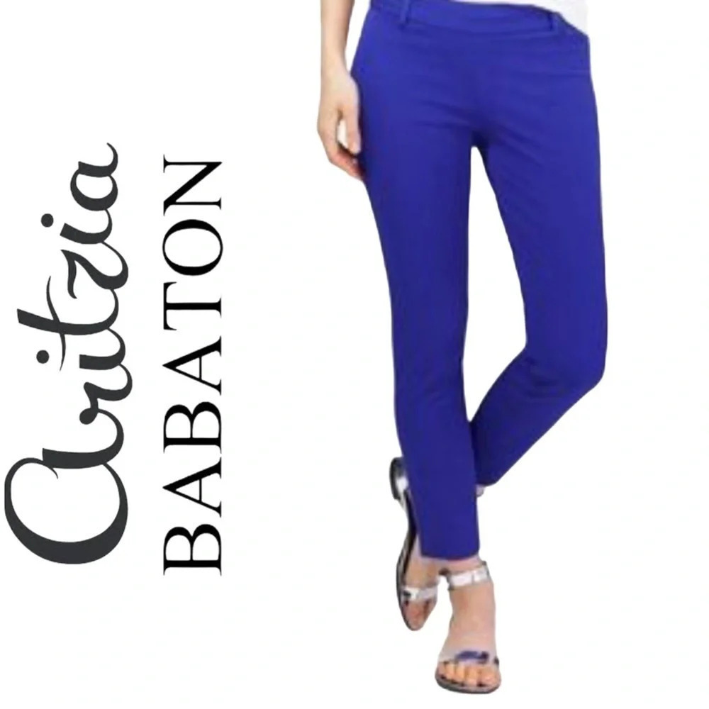 Babaton  Aritzia Pant Cobalt Blue Elliot Low Rise Size 6
